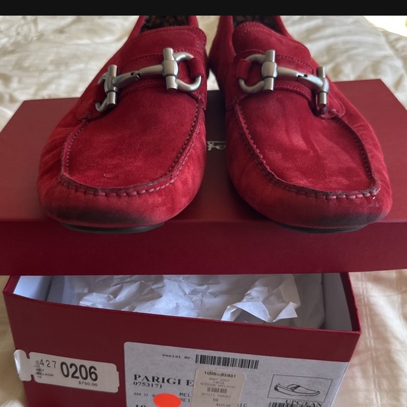 Salvatore Ferragamo Suede Drivers Size 10 - Picture 4 of 6